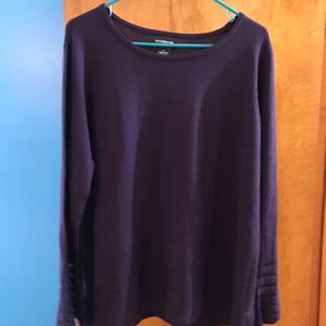 Liz Claireborn Dark Purple Sweater